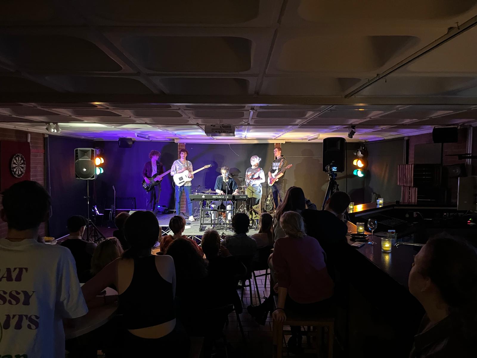 Band beim Open Stage Abend